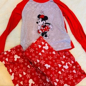 SOLD Disney Minnie Mouse Girl's Christmas Pajama